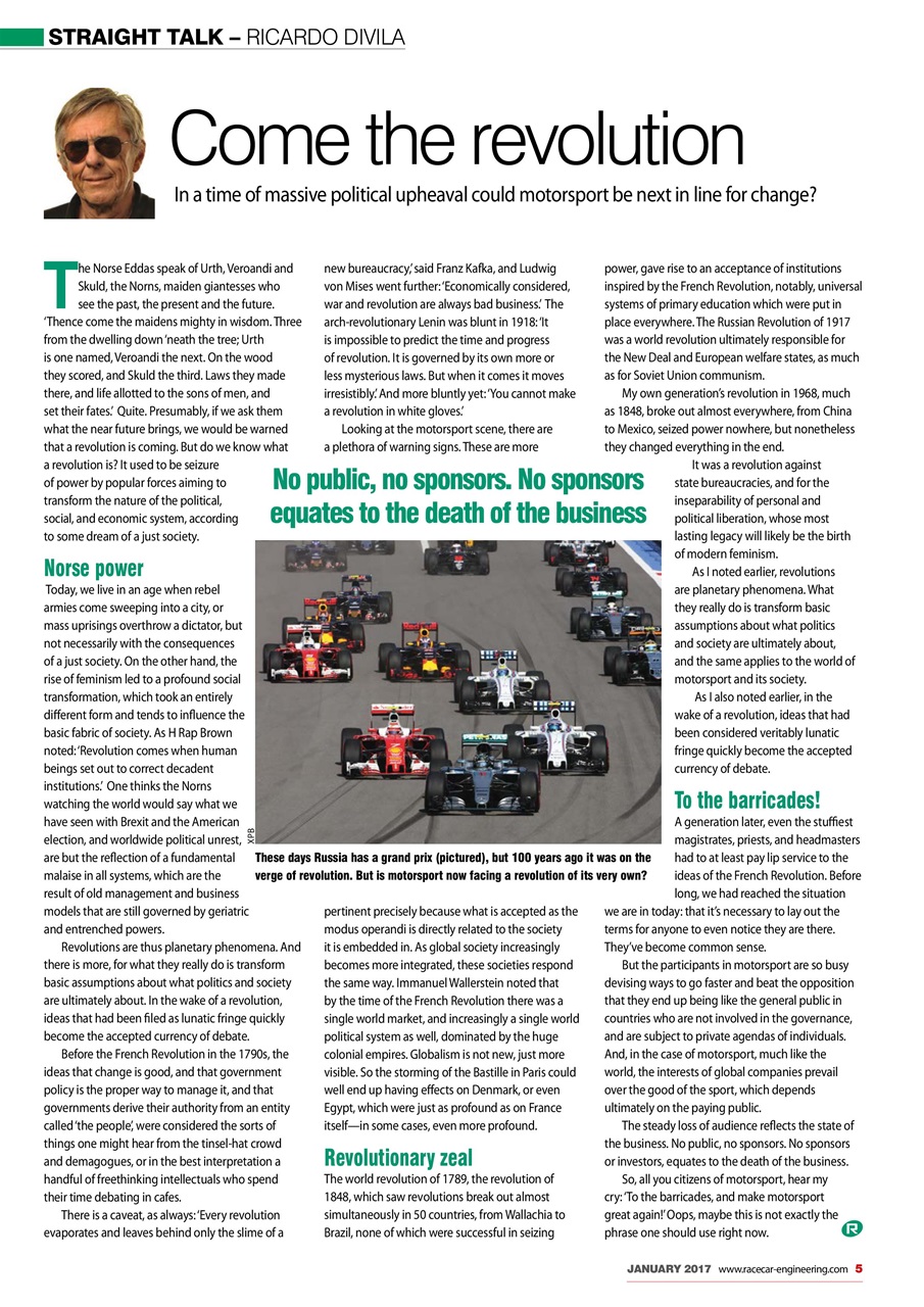 Racecar Engineering Preview Pages