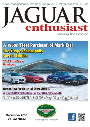 Jaguar Enthusiast issue Vol. 32 No. 12 A 1960's 'Fleet Purchase' of Mark IXs! 