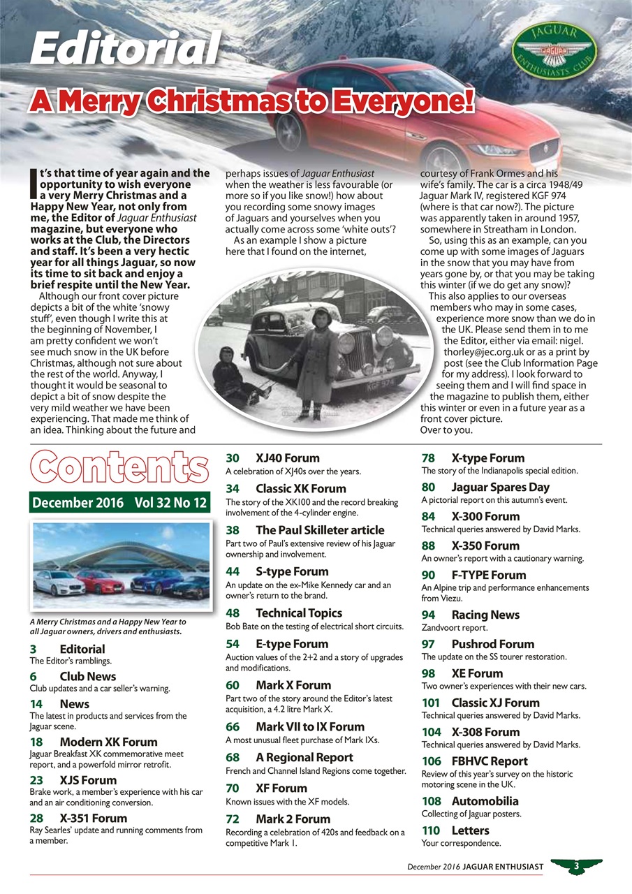 Jaguar Enthusiast Preview Pages