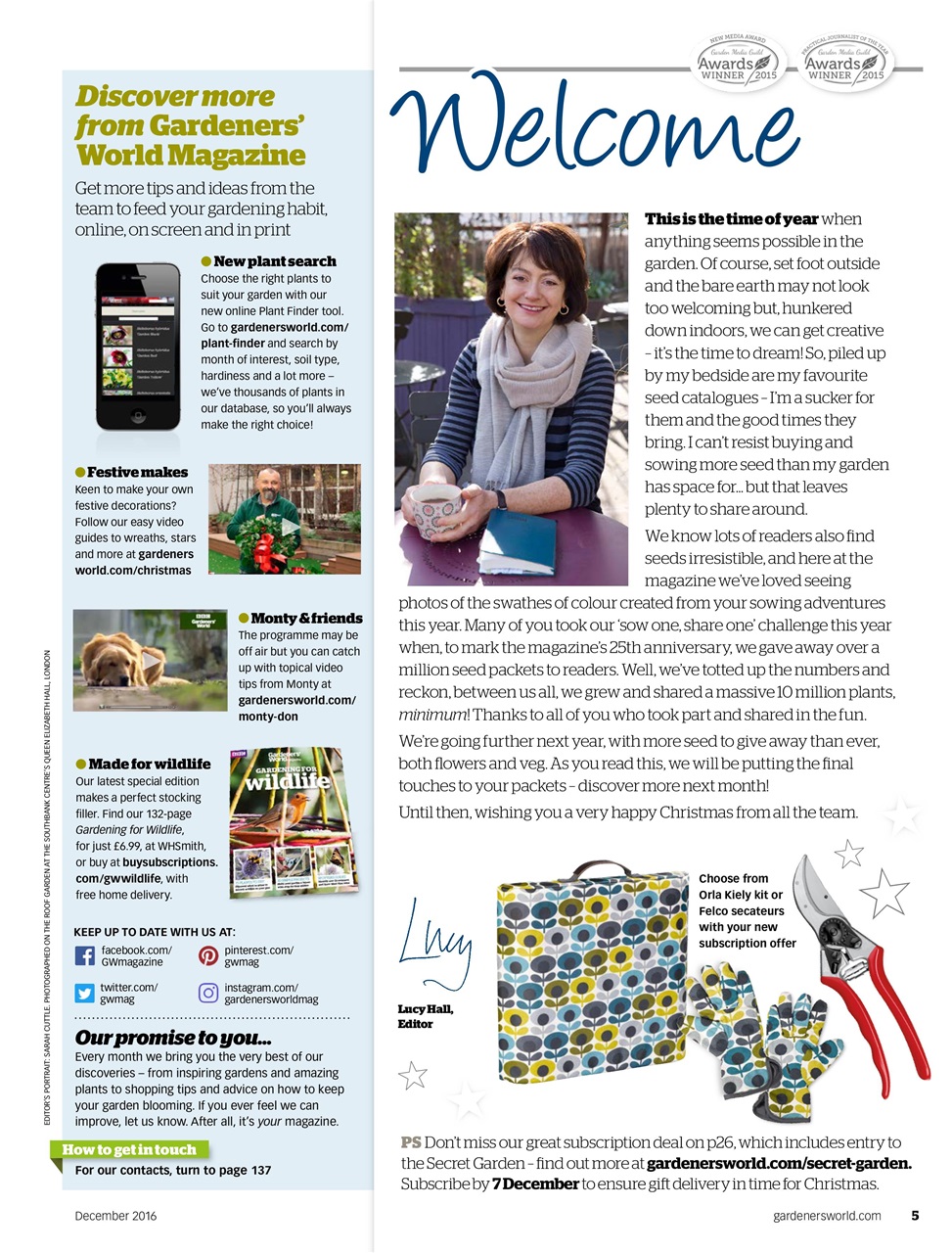 BBC Gardeners’ World Magazine Preview Pages