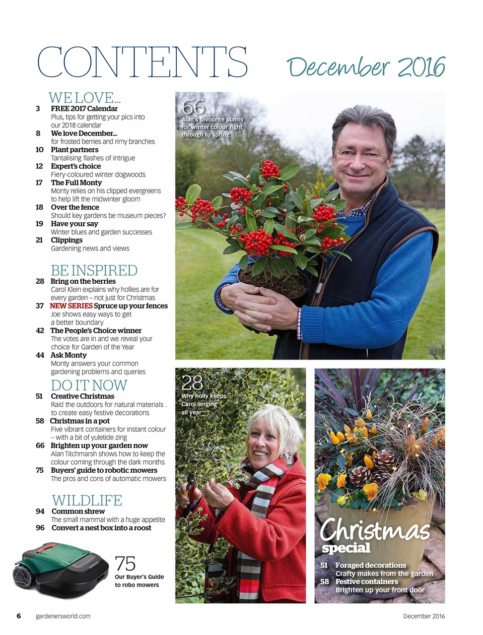 BBC Gardeners’ World Magazine Preview Pages