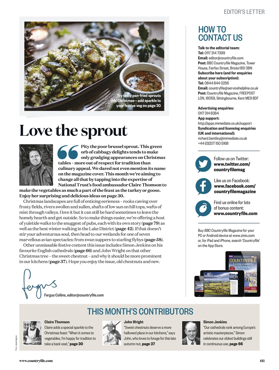 BBC Countryfile Magazine Preview Pages