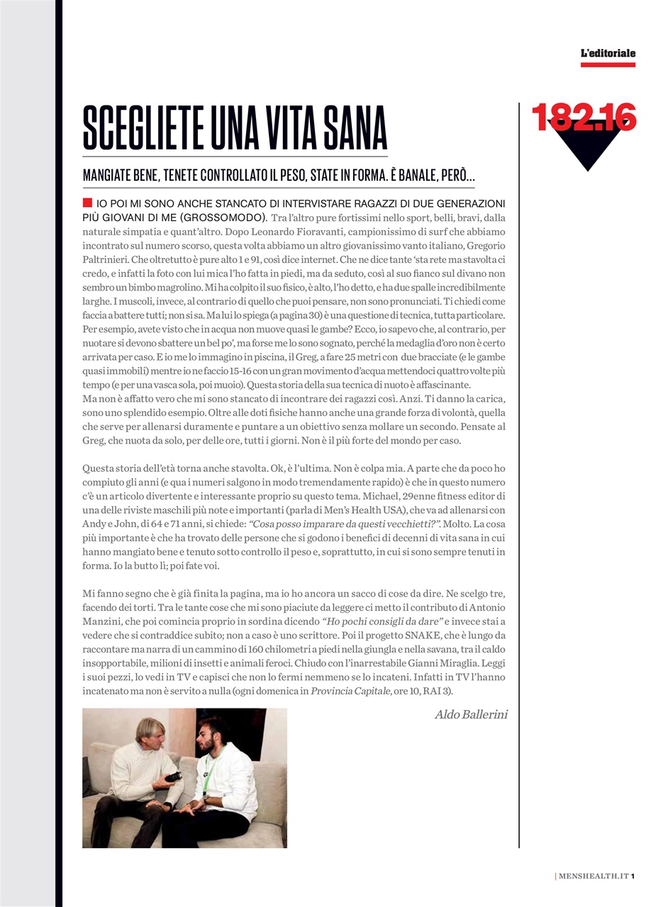 Men's Health Italia Preview Pages