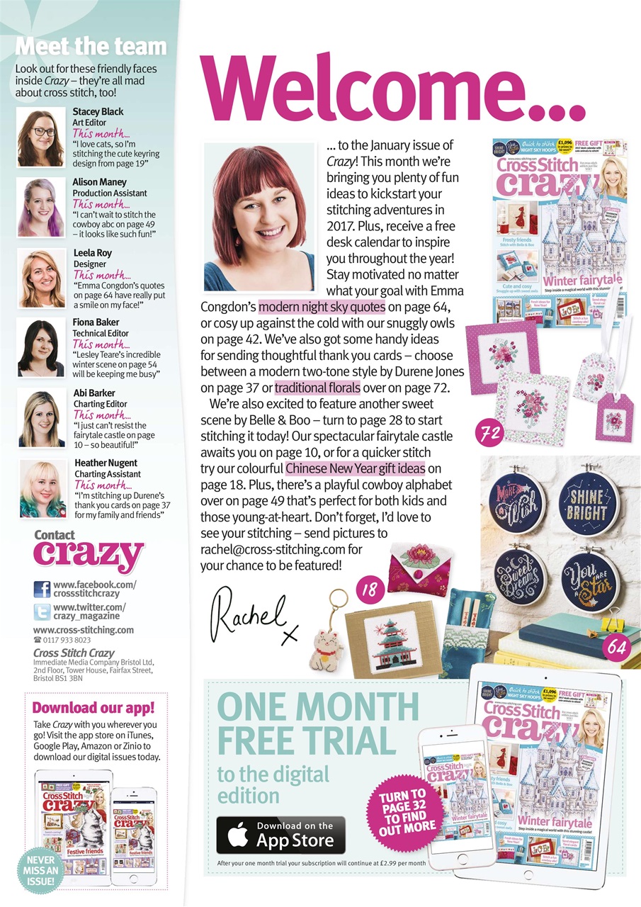 Cross Stitch Crazy Preview Pages