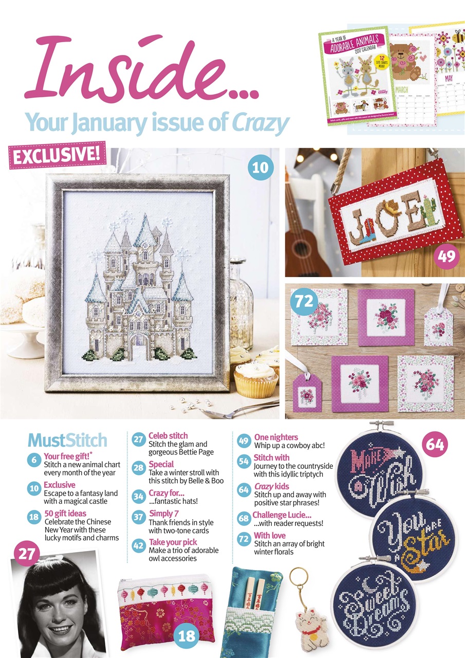 Cross Stitch Crazy Preview Pages