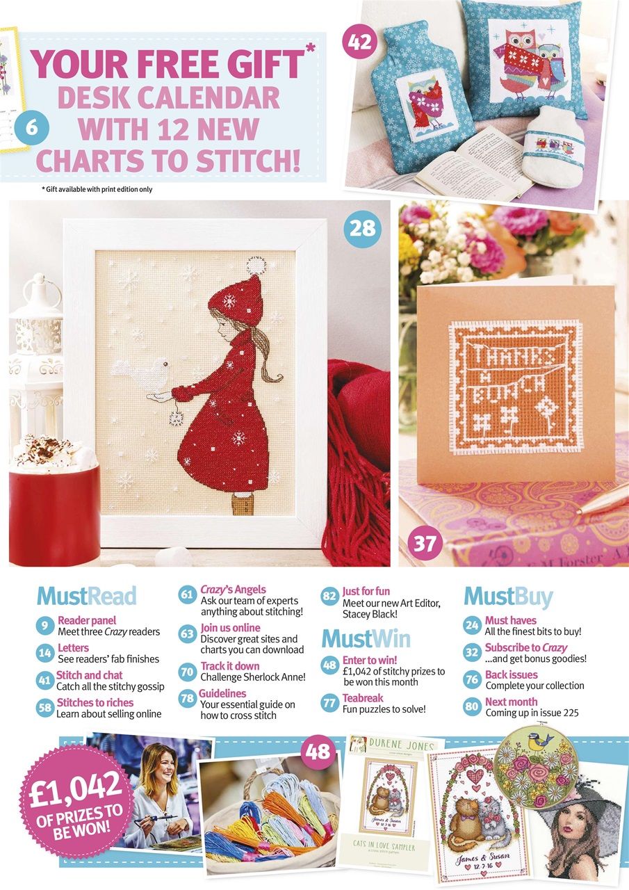 Cross Stitch Crazy Preview Pages