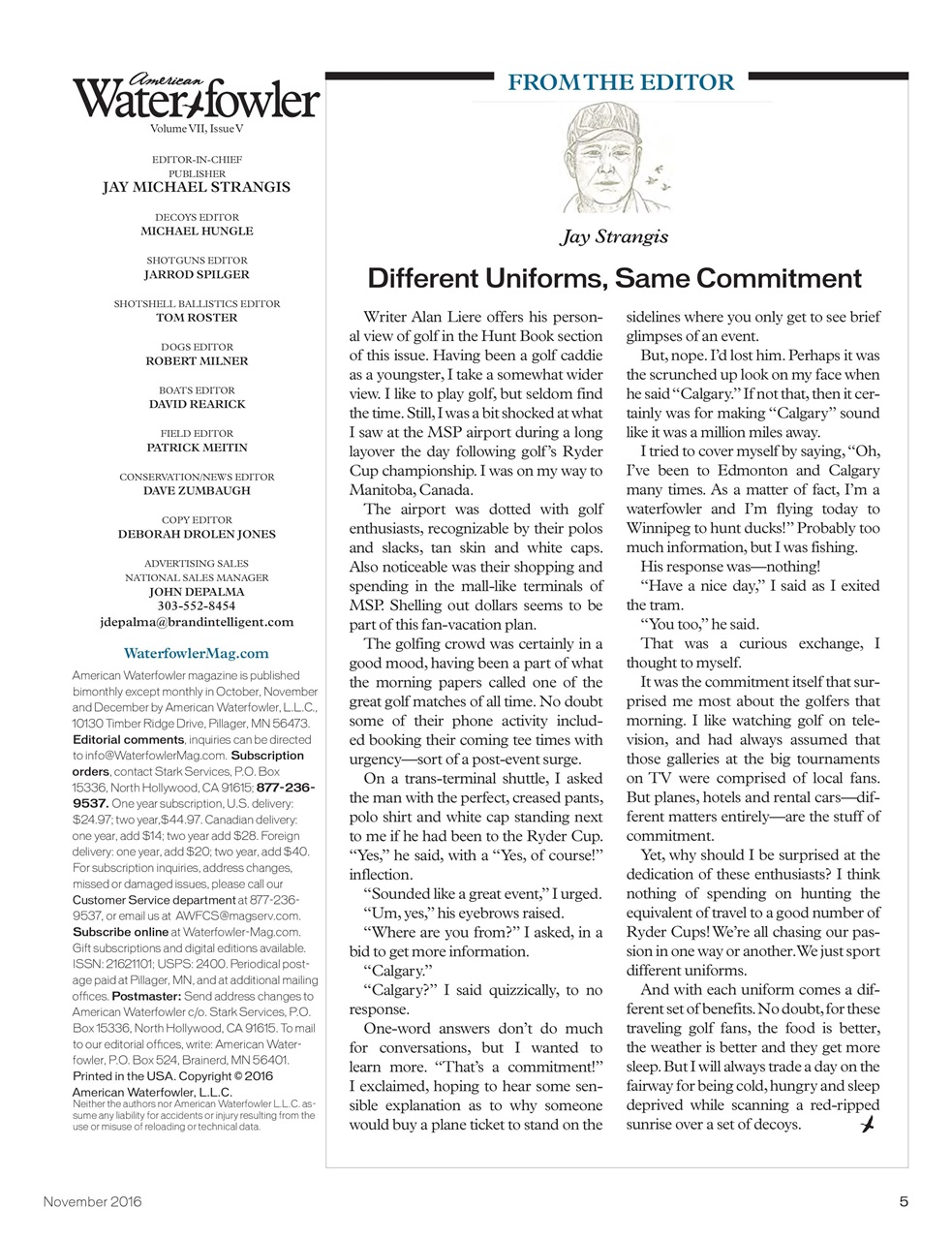 American Waterfowler Preview Pages