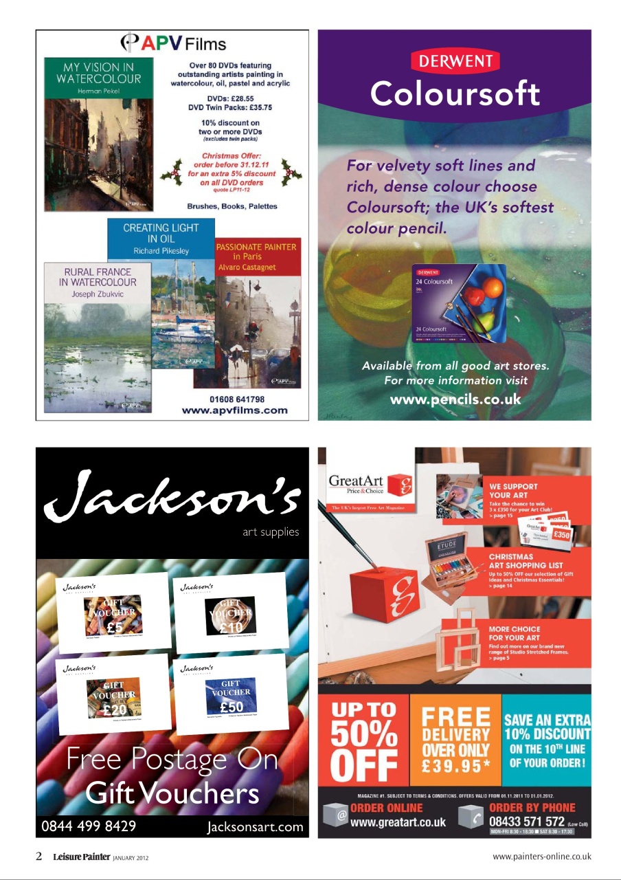 Leisure Painter & The Artist Preview Pages