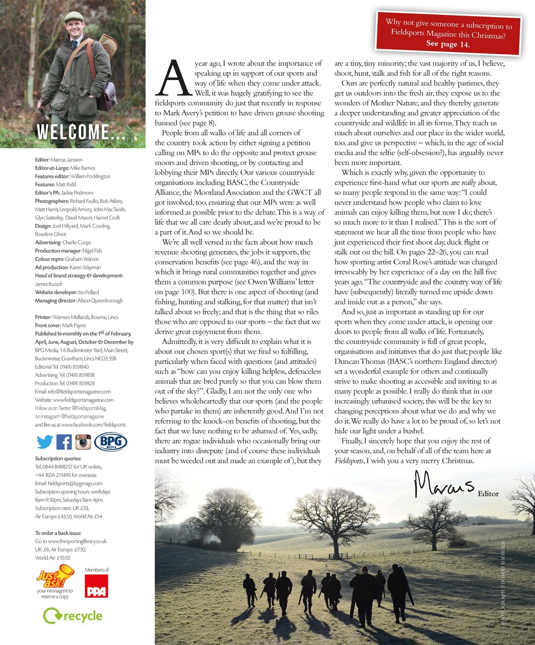 Fieldsports Journal Preview Pages