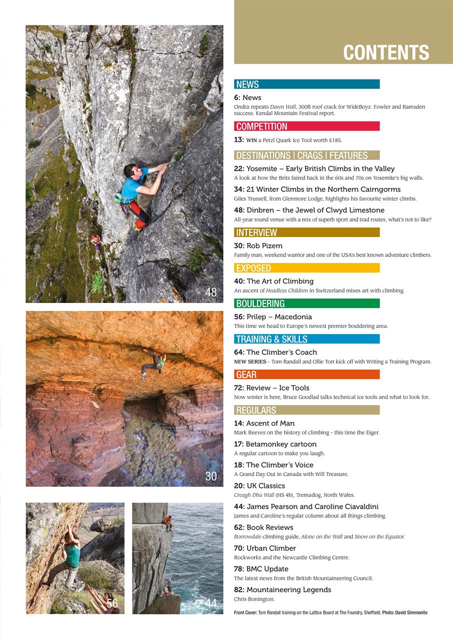 Climber Preview Pages