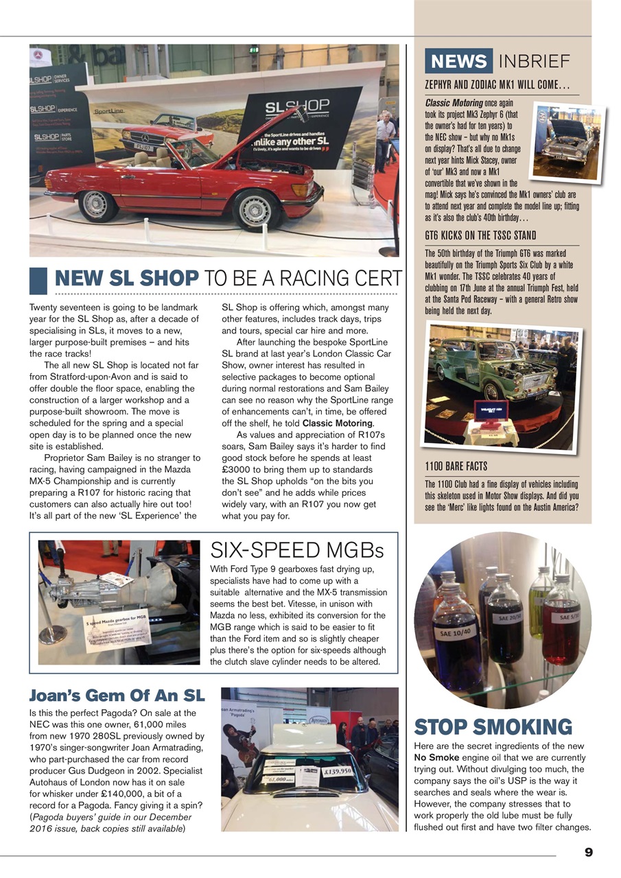 Classic Motoring Preview Pages