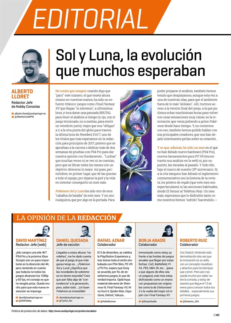 Hobby Consolas Preview Pages