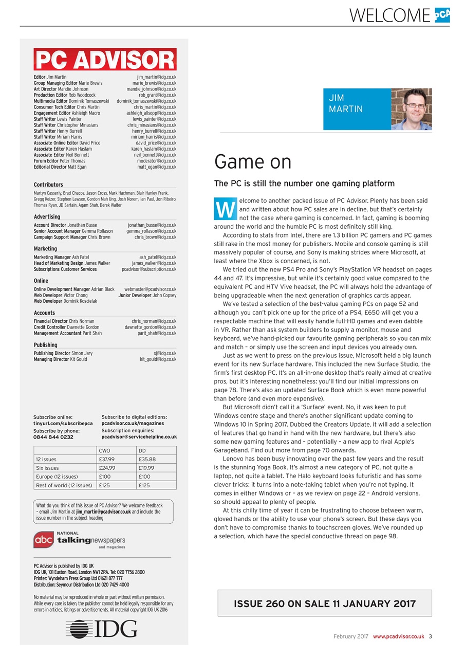 Tech Advisor Preview Pages