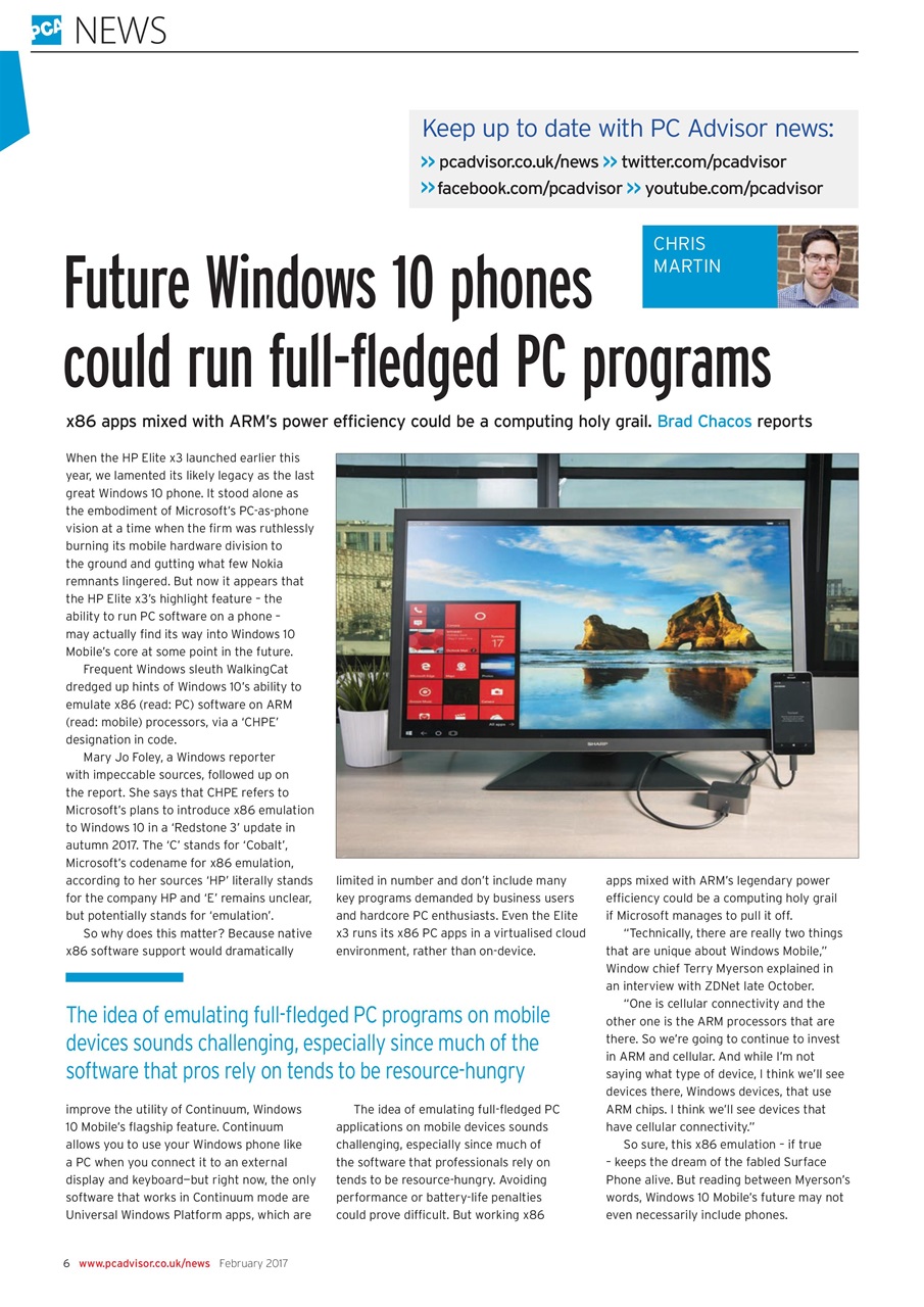 Tech Advisor Preview Pages