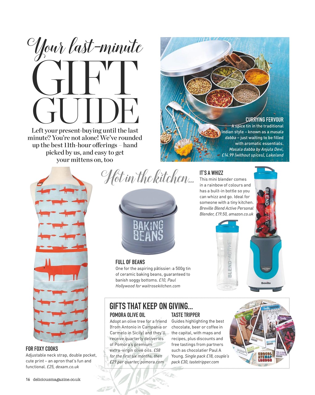 delicious. Magazine Preview Pages