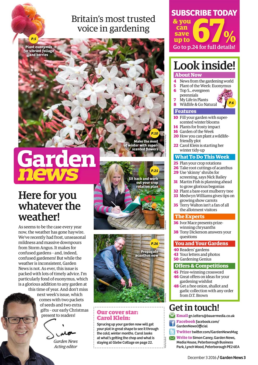 Garden News Preview Pages
