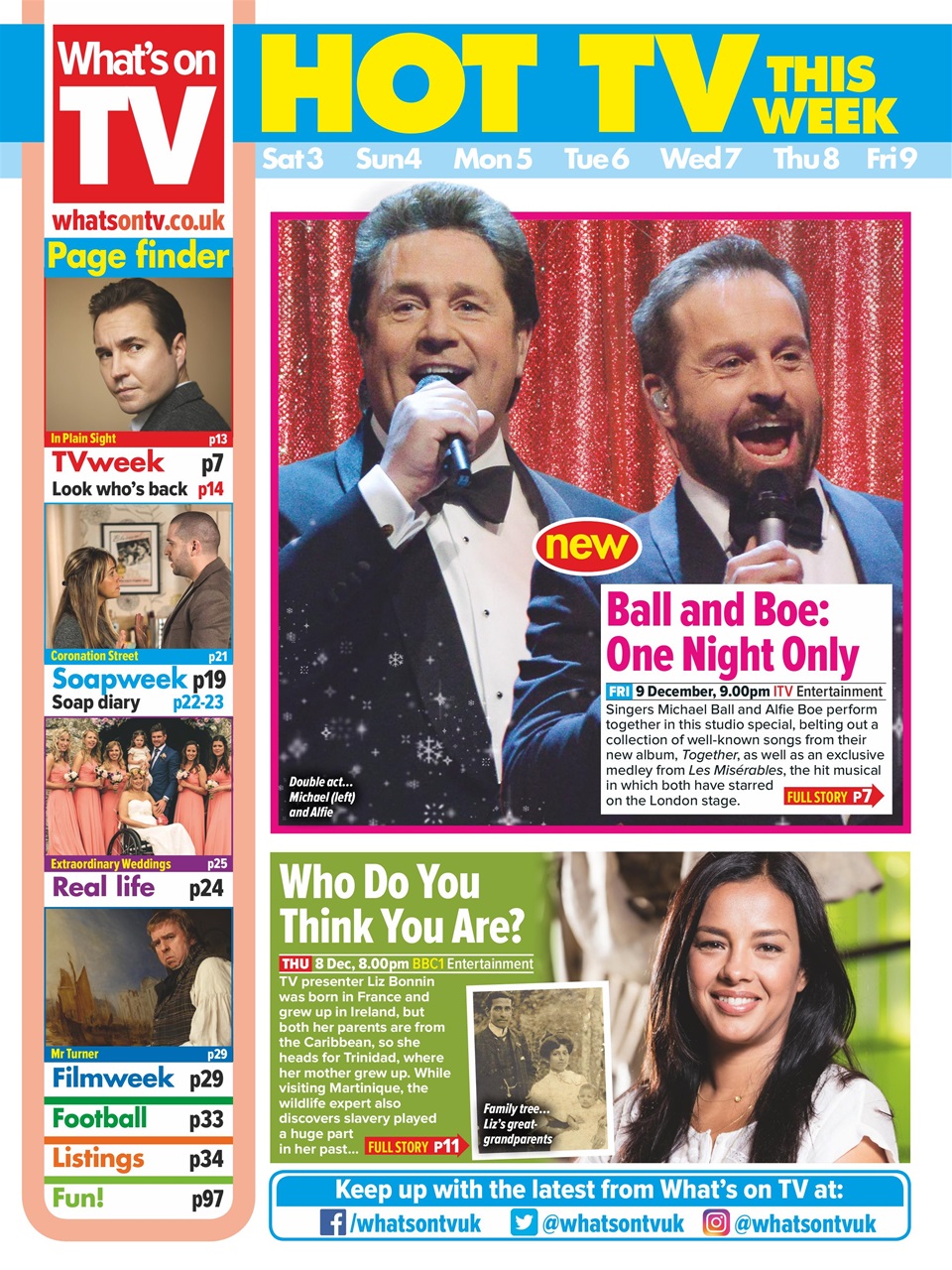 What's on TV Preview Pages