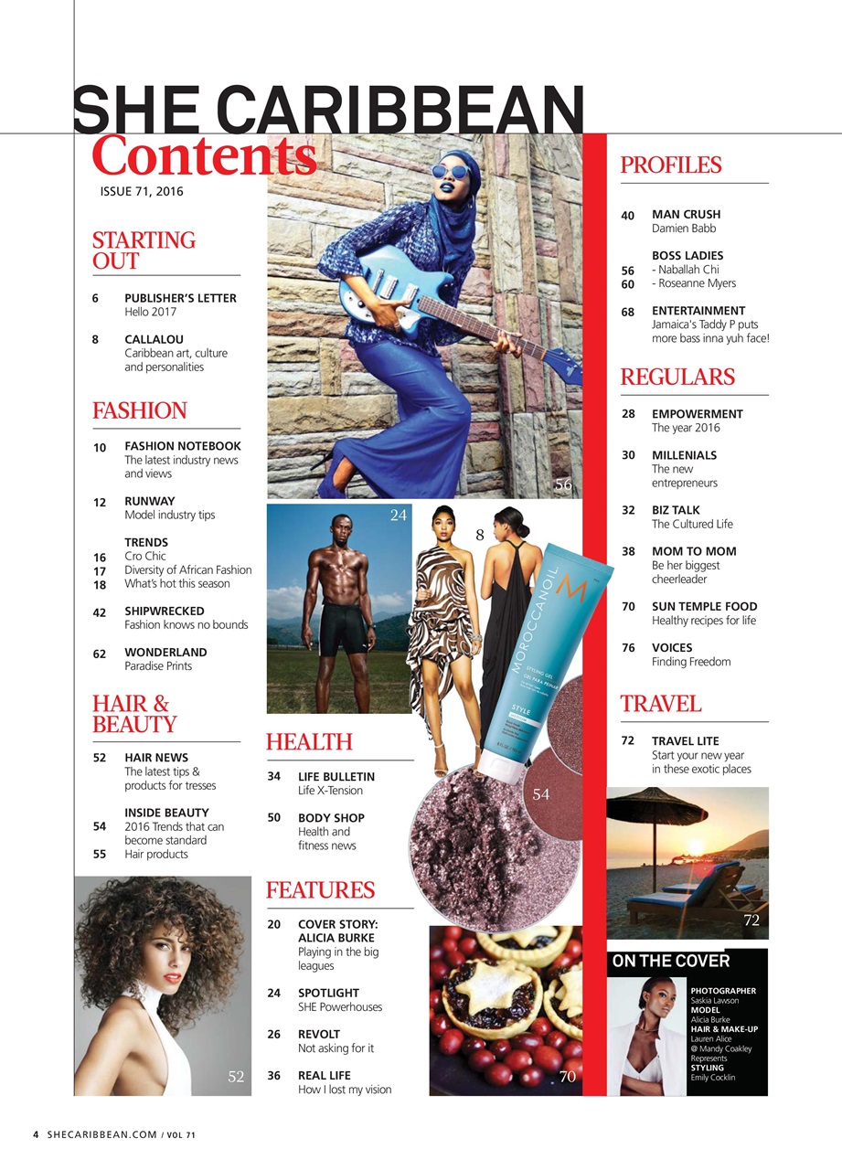 She Caribbean Preview Pages