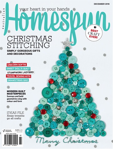 Homespun issue Issue#17.12 Dec 2016