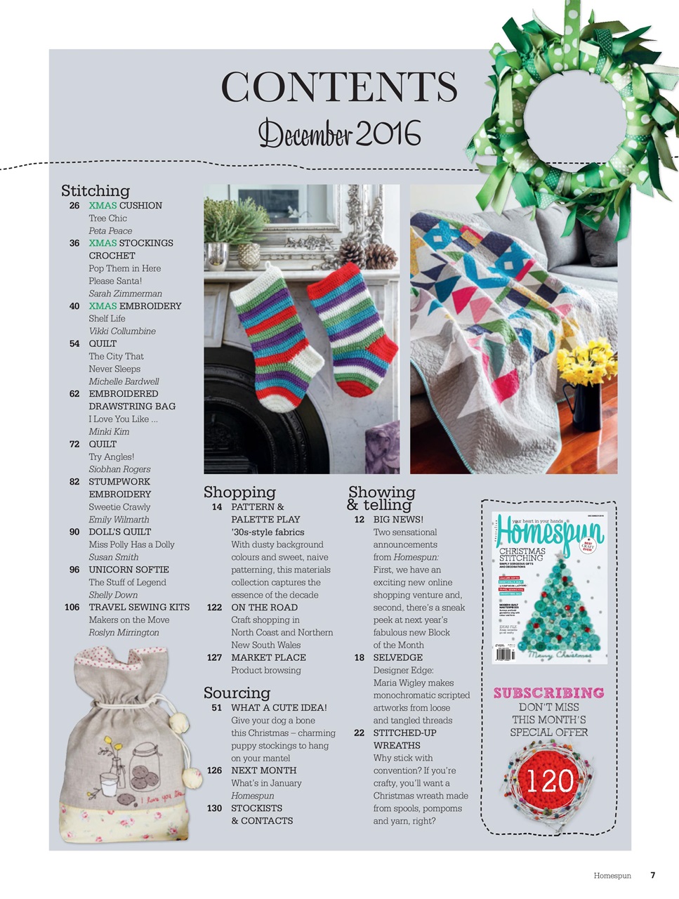 Homespun Preview Pages