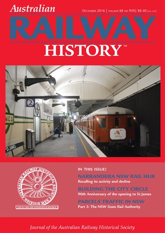 Australian Railway History issue Dec-16