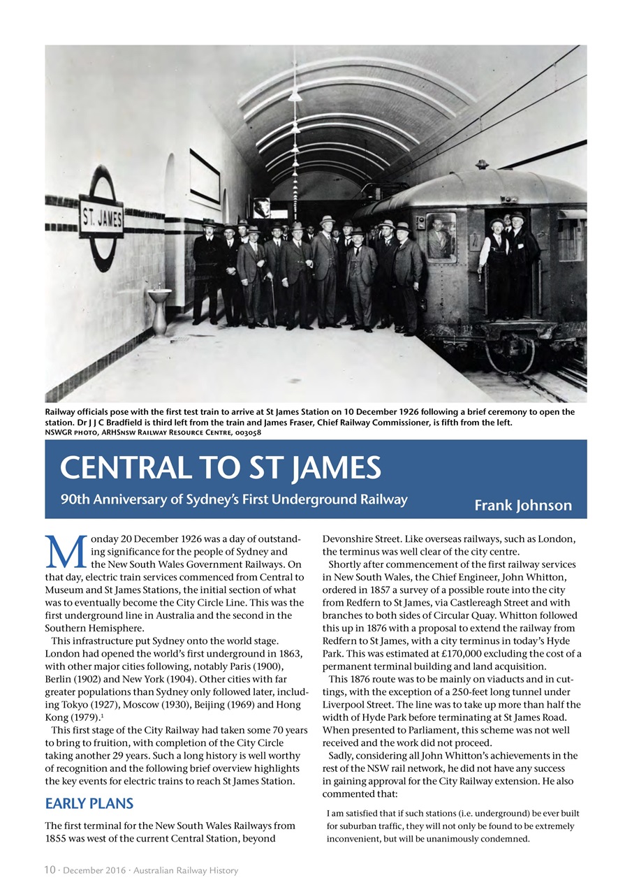 Australian Railway History Preview Pages