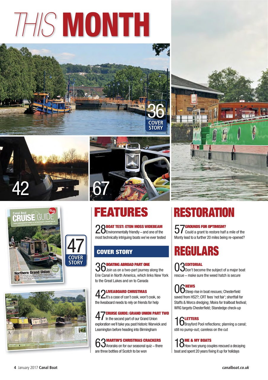 Canal Boat Preview Pages