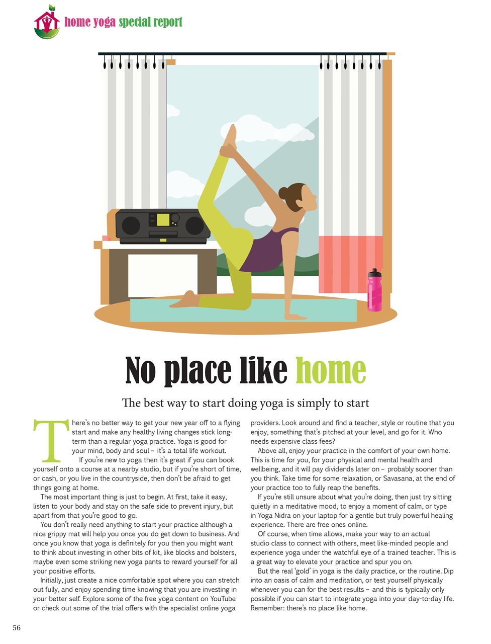 OM Yoga Magazine Preview Pages