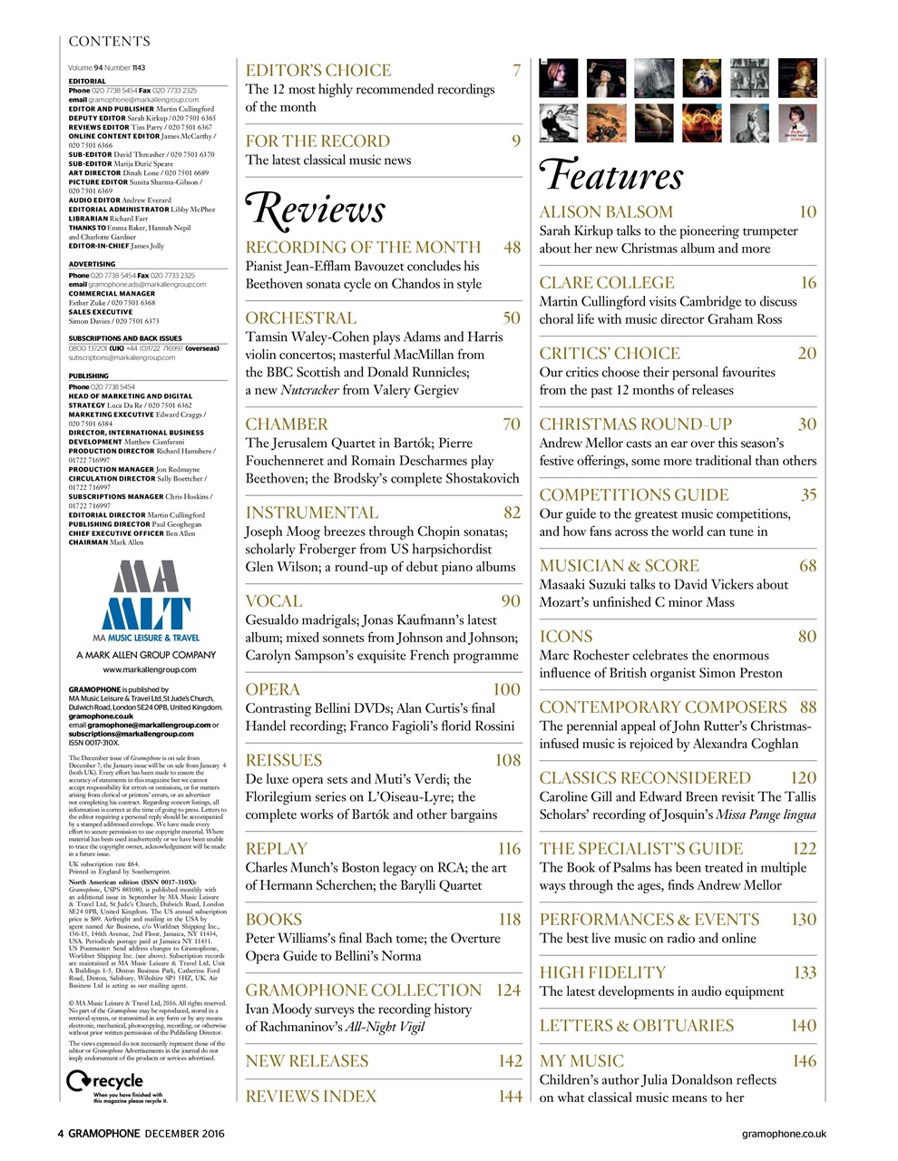 Gramophone Preview Pages