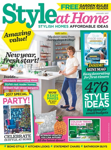 Style at Home issue January 2017