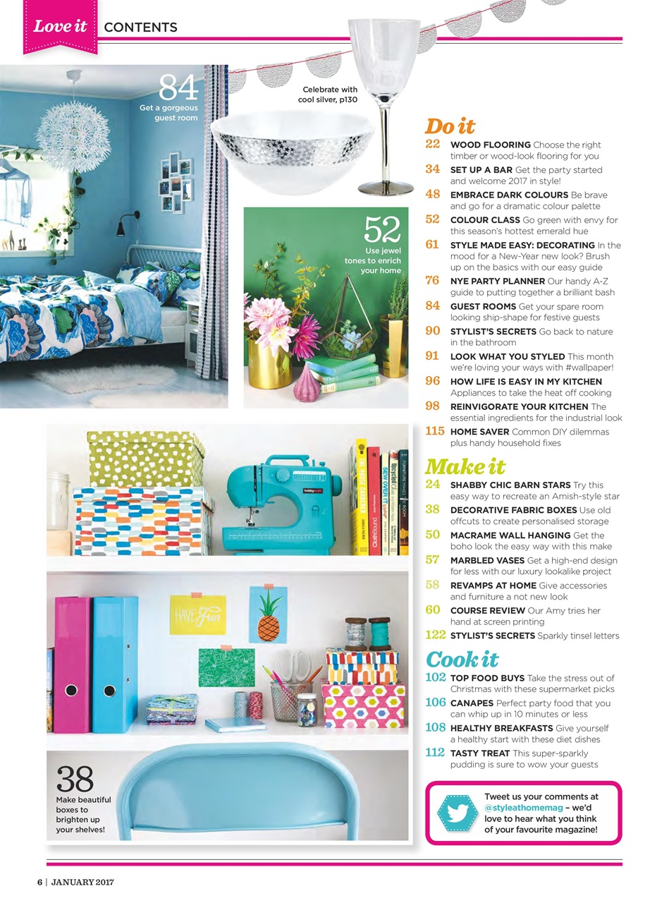 Style at Home Preview Pages