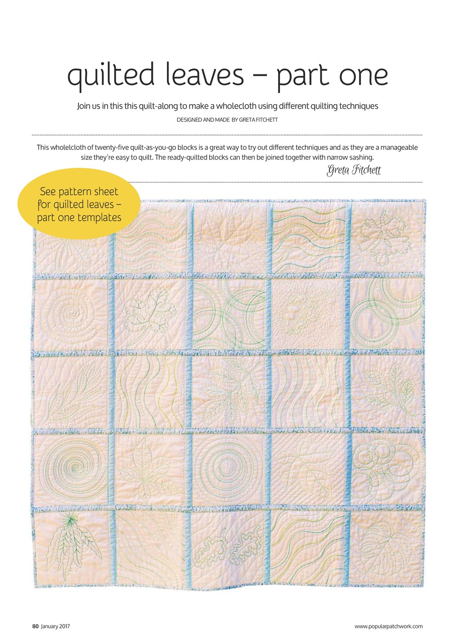 Popular Patchwork Magazine Preview Pages