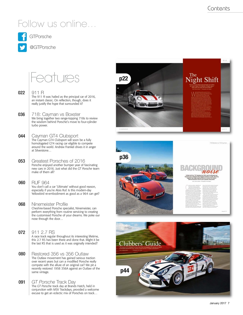 GT Porsche Preview Pages