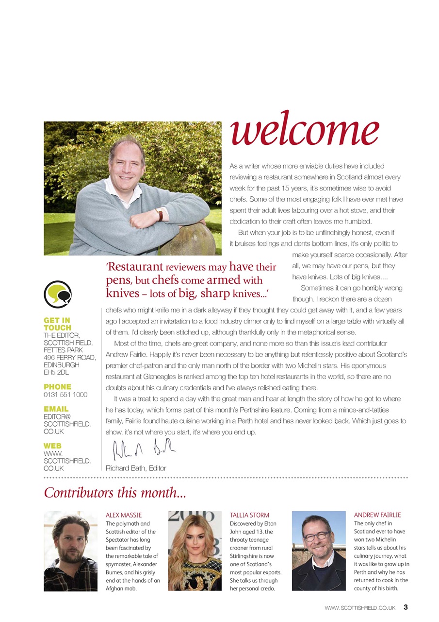 Scottish Field Preview Pages