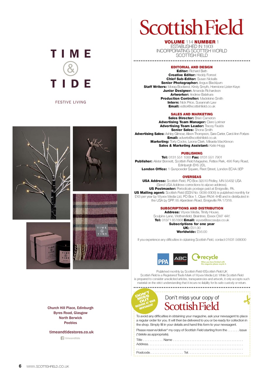 Scottish Field Preview Pages