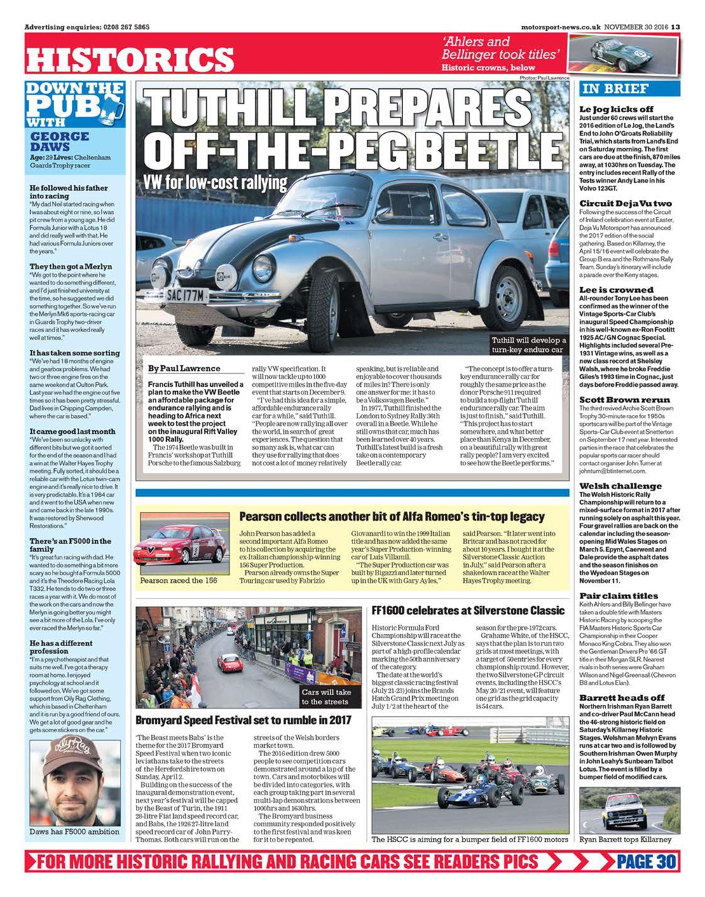 Motorsport News Preview Pages