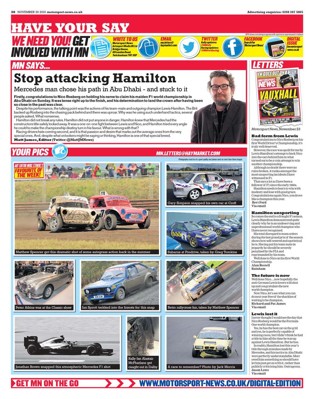 Motorsport News Preview Pages