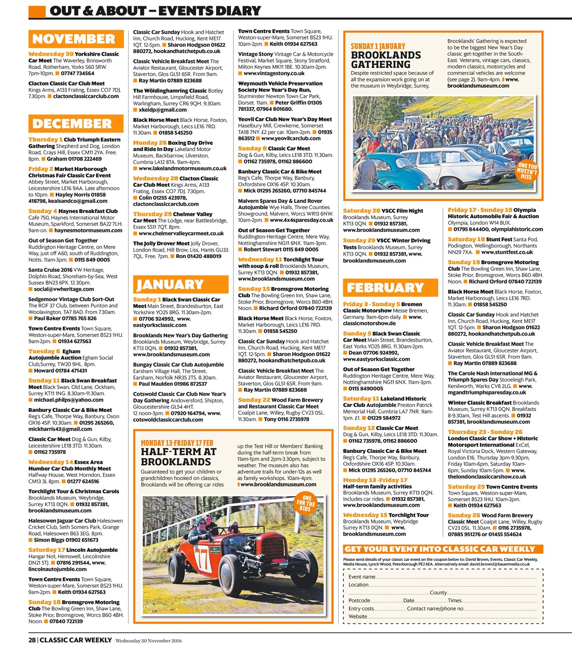 Classic Car Weekly Preview Pages