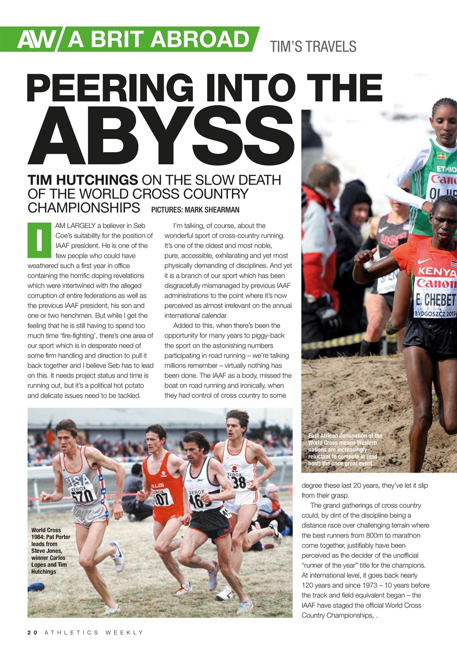 AW – Athletics Weekly Magazine Preview Pages
