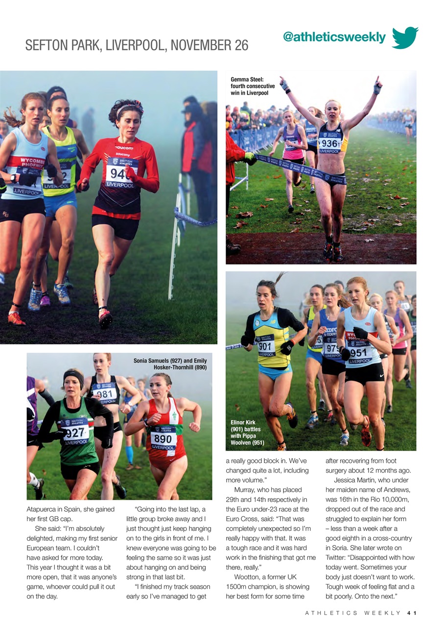 AW – Athletics Weekly Magazine Preview Pages