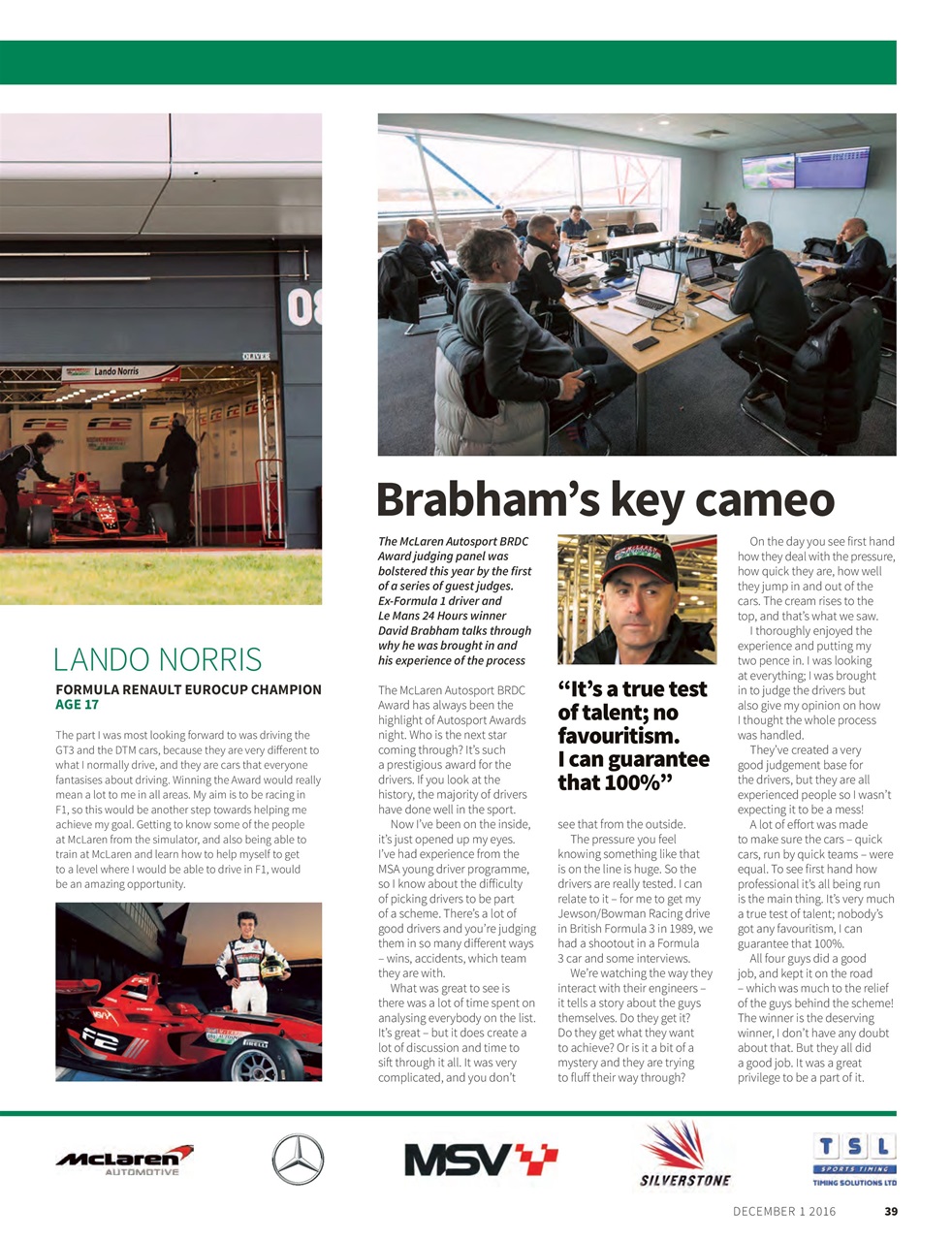 Autosport Preview Pages