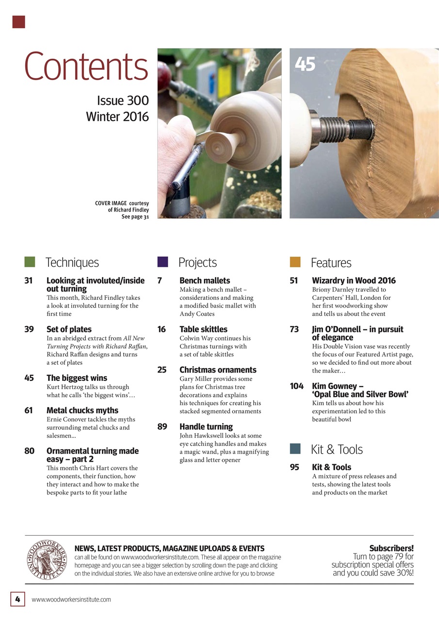 Woodturning Preview Pages