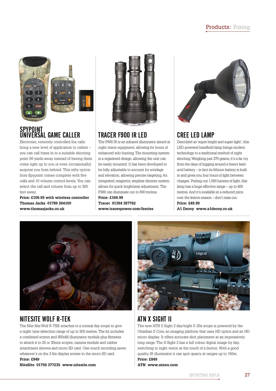 Sporting Rifle Preview Pages