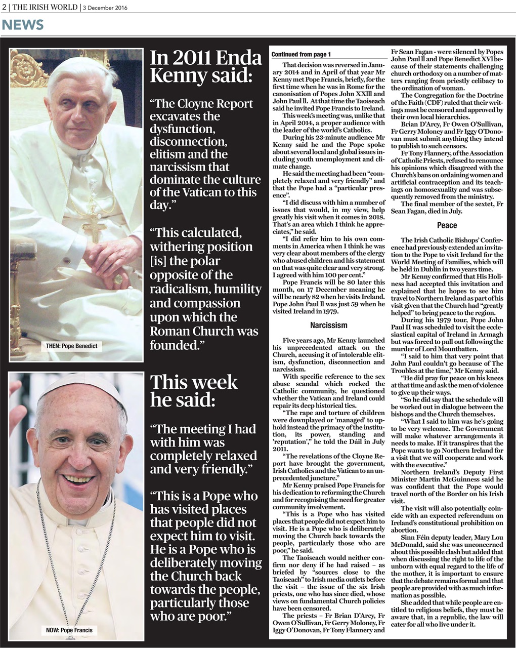Irish World Preview Pages