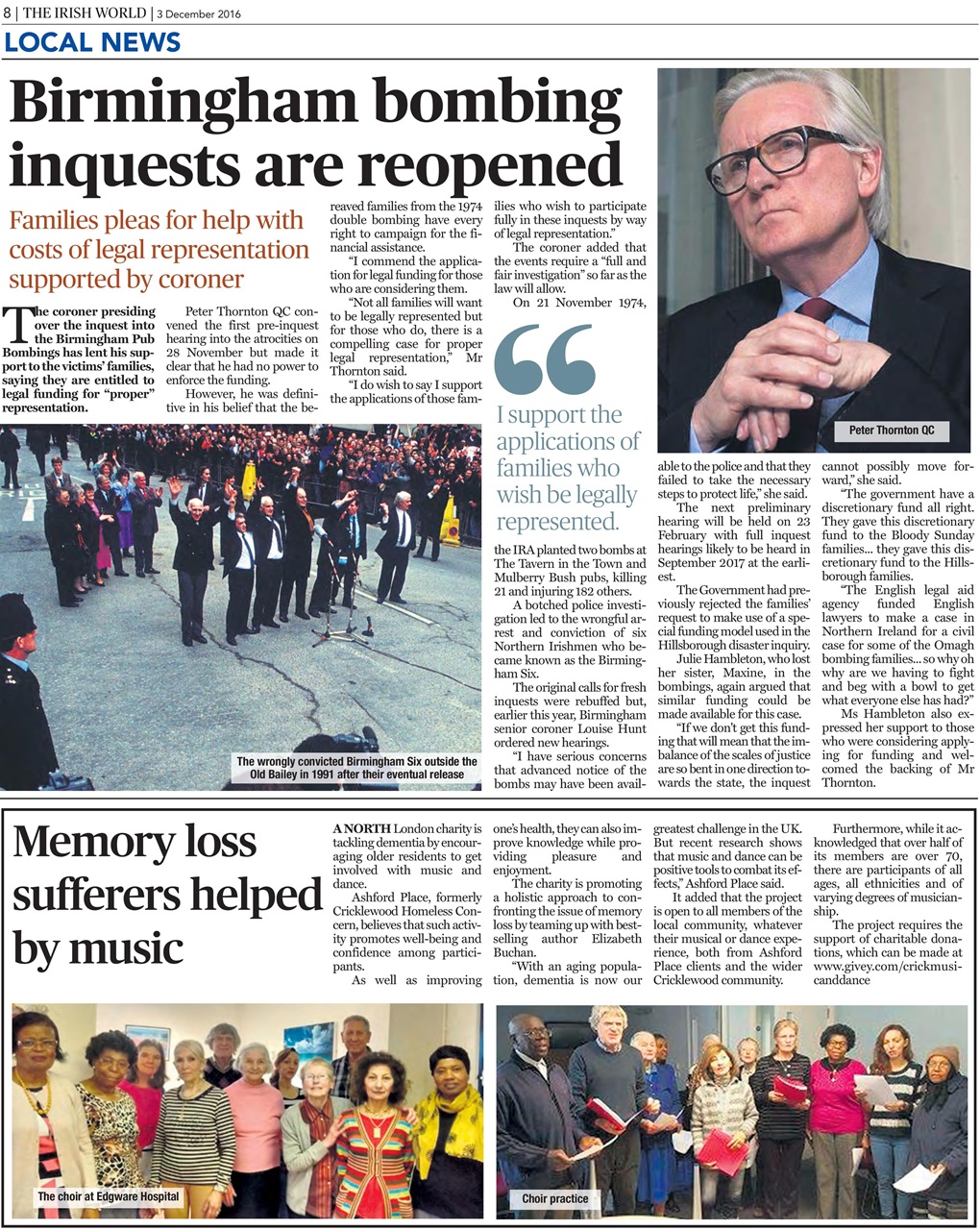 Irish World Preview Pages