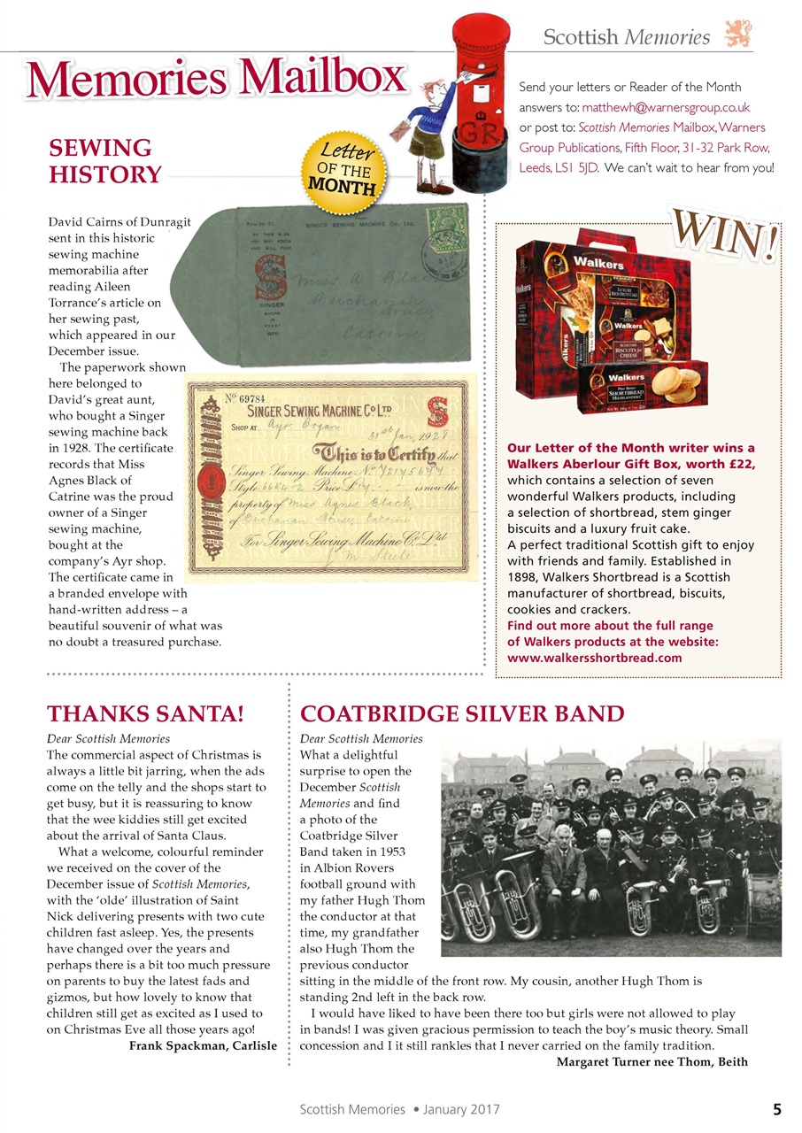 Scottish Memories Preview Pages