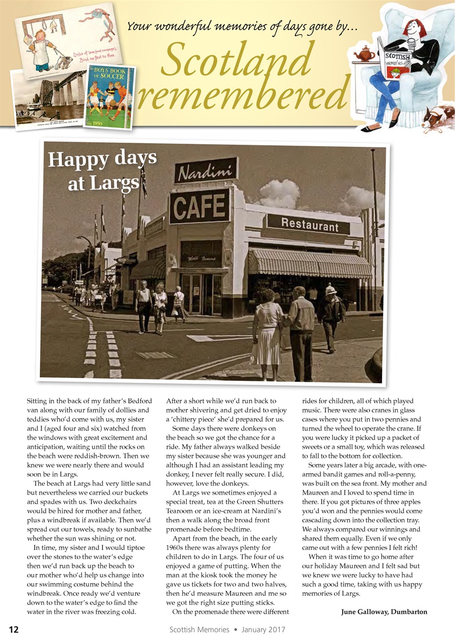 Scottish Memories Preview Pages