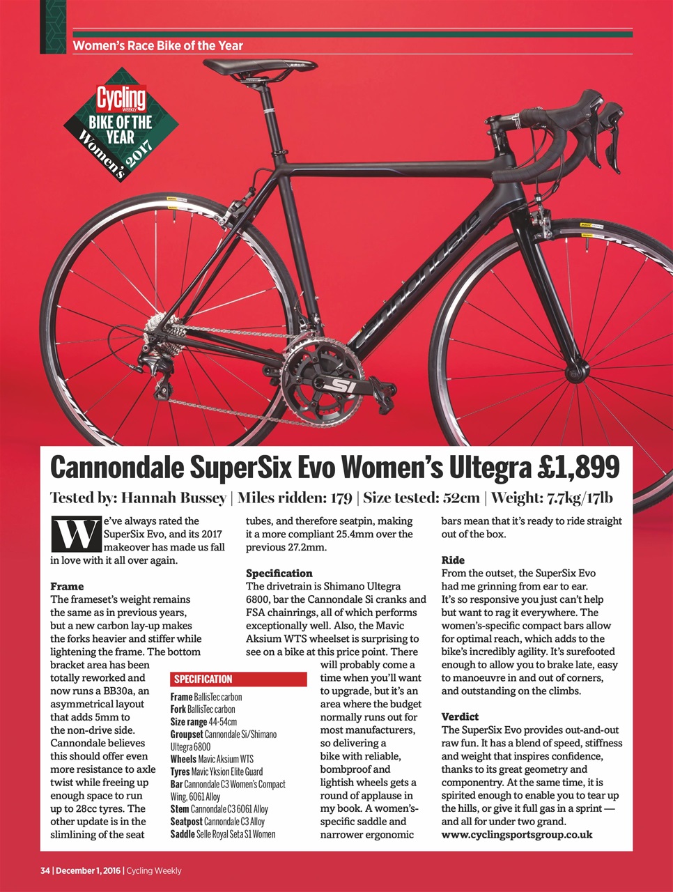 Cycling Weekly Preview Pages