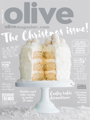 Olive Magazine issue Christmas 2016