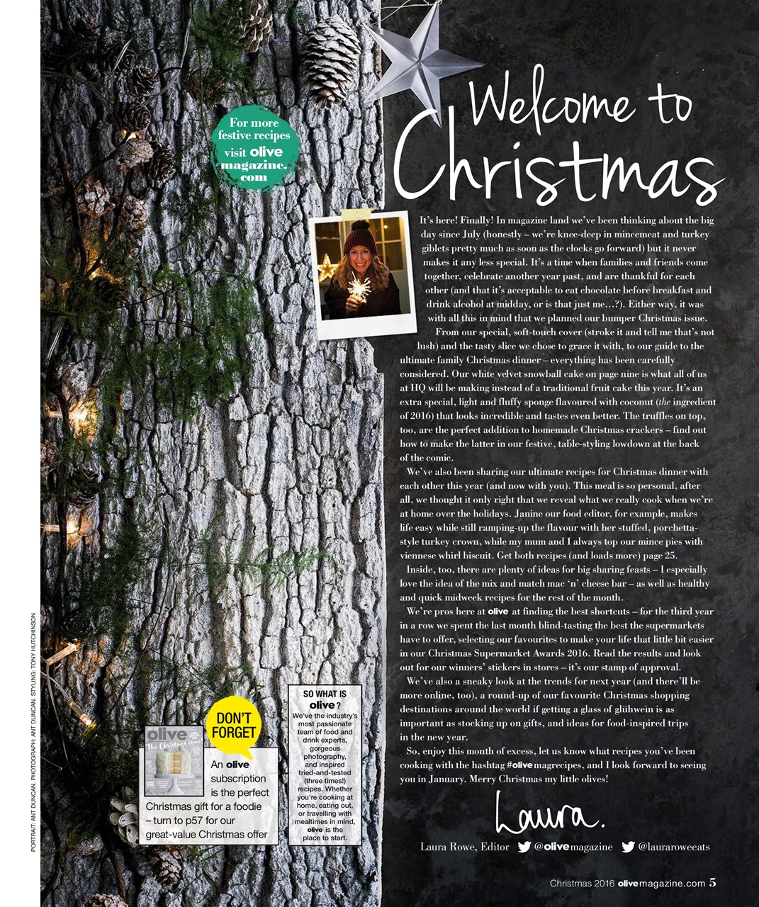 Olive Magazine Preview Pages